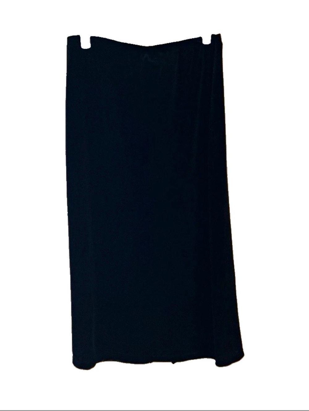 Fashion Bug Woman 18/20 Black Velvet Stretch Maxi Skirt Back Slit